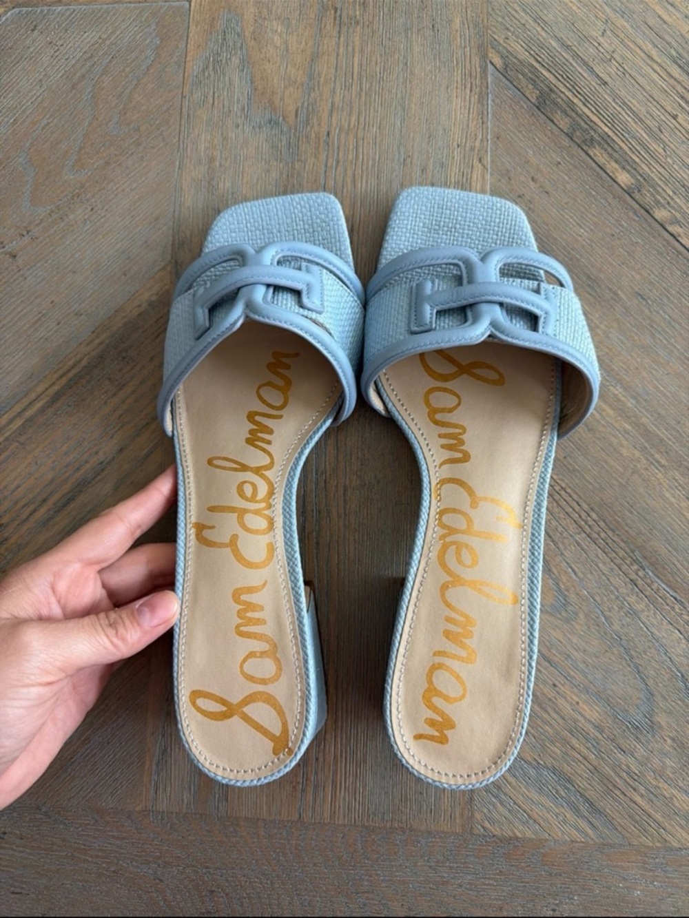 Sam Edelman Briar square toe block heel slides
Size 9